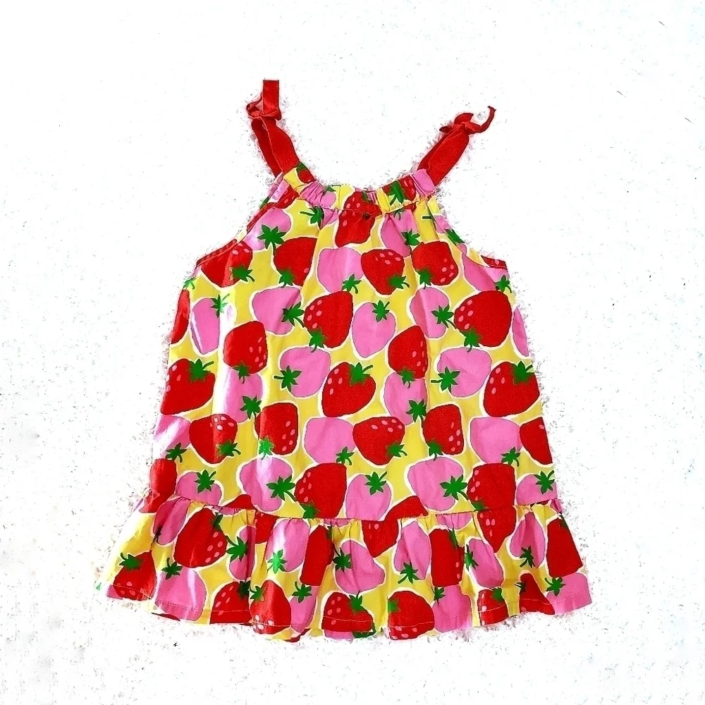 Gymboree Strawberry Apron Sundress